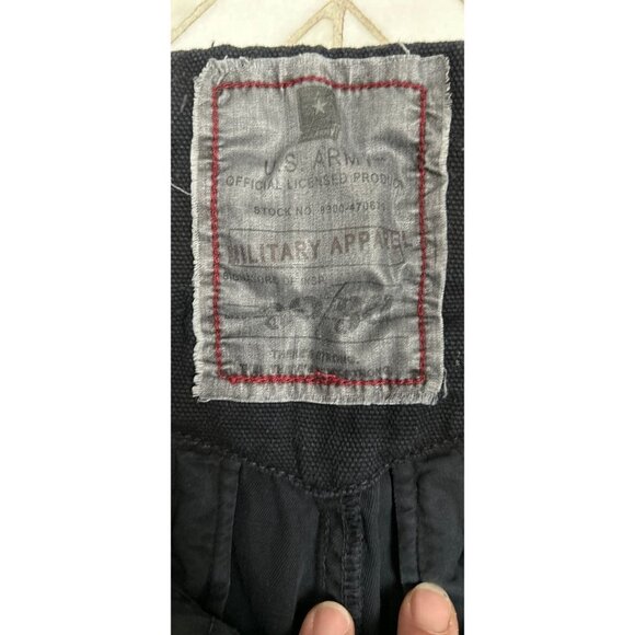 Men's 30/30 US ARMY Military Pants Cotton Chino Navy Blue - Picture 6 of 8